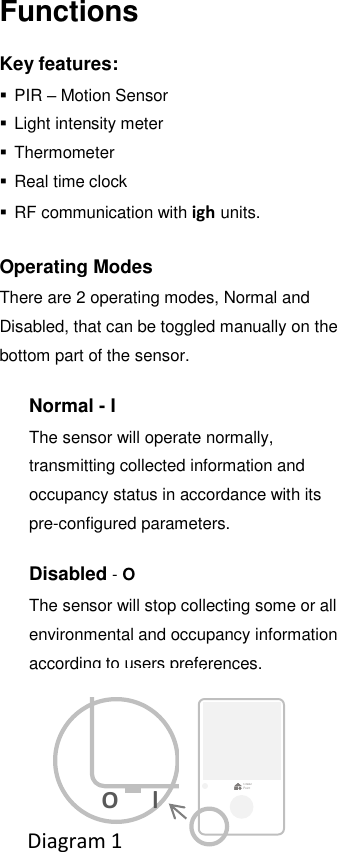 Page 5 of 12 - Sensor Manual