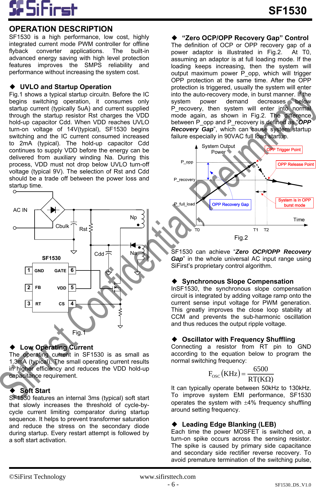 Page 6 of 12 - SF1530 - Datasheet. Www.s-manuals.com. Sifirst