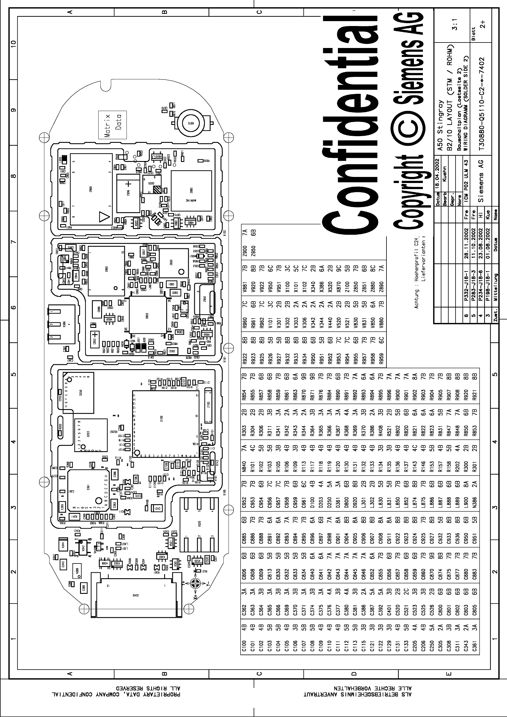 Page 12 of 12 - Siemens A50 Schematics