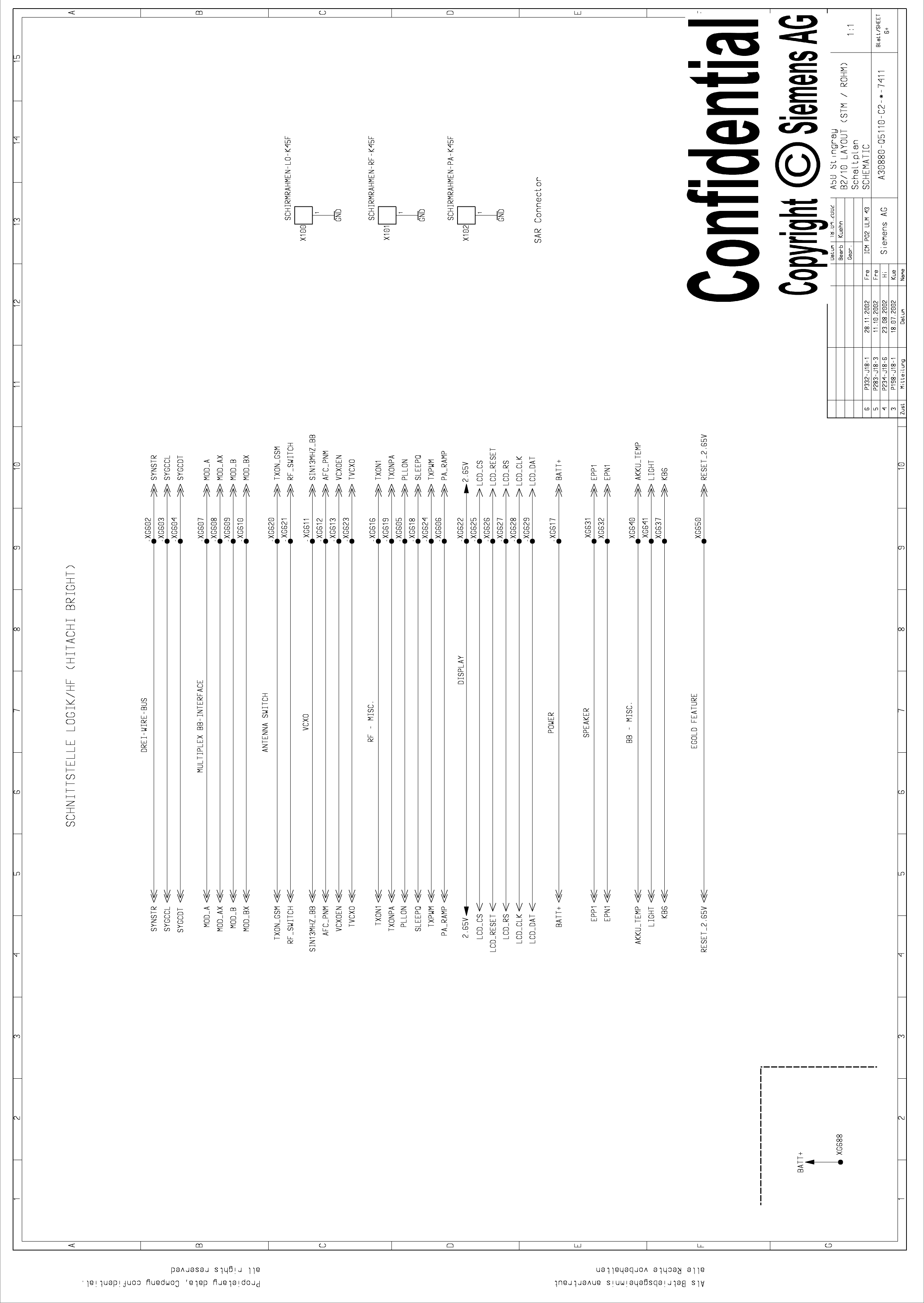 Page 6 of 12 - Siemens A50 Schematics