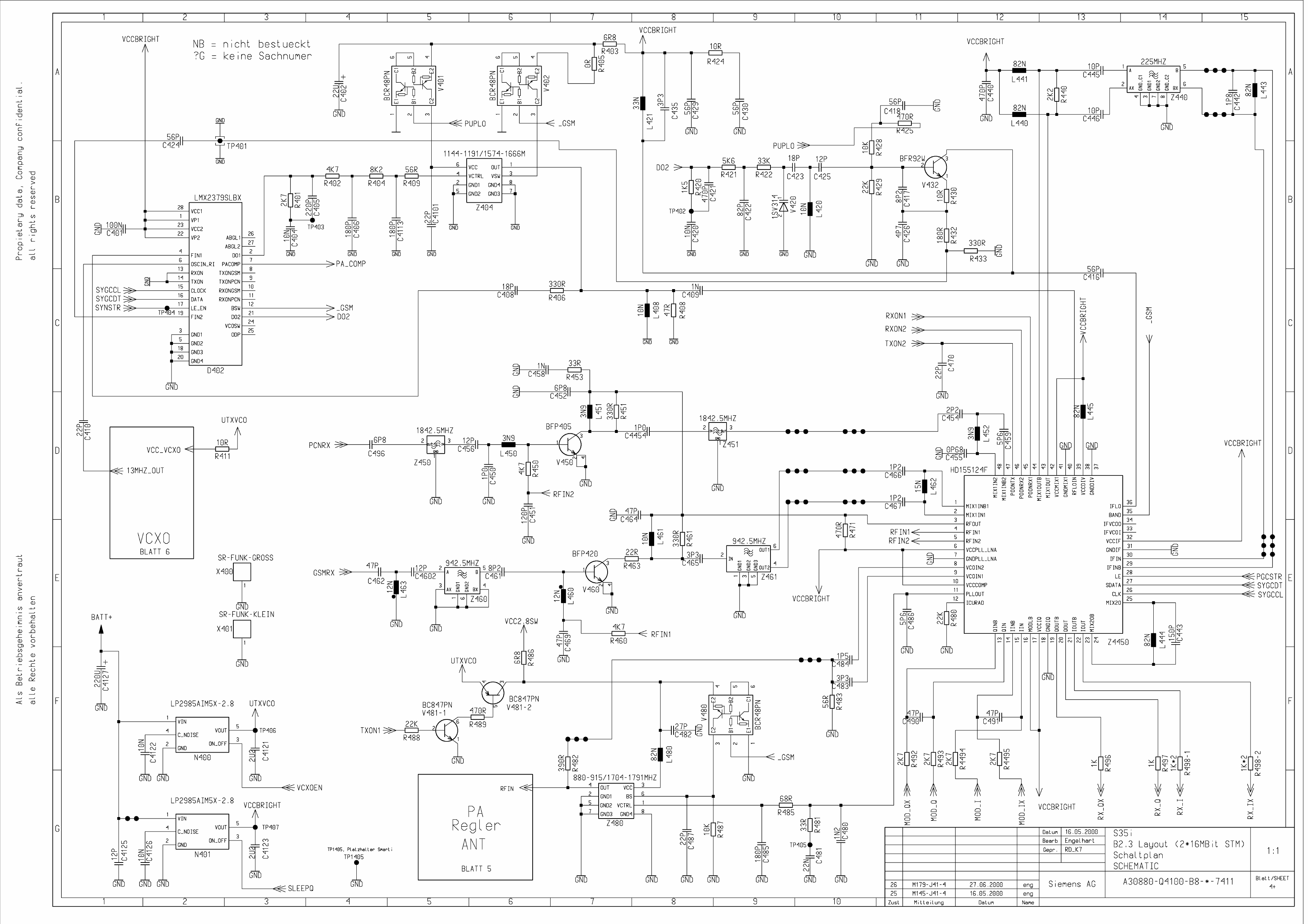 Page 4 of 8 - Siemens S35i Schematics