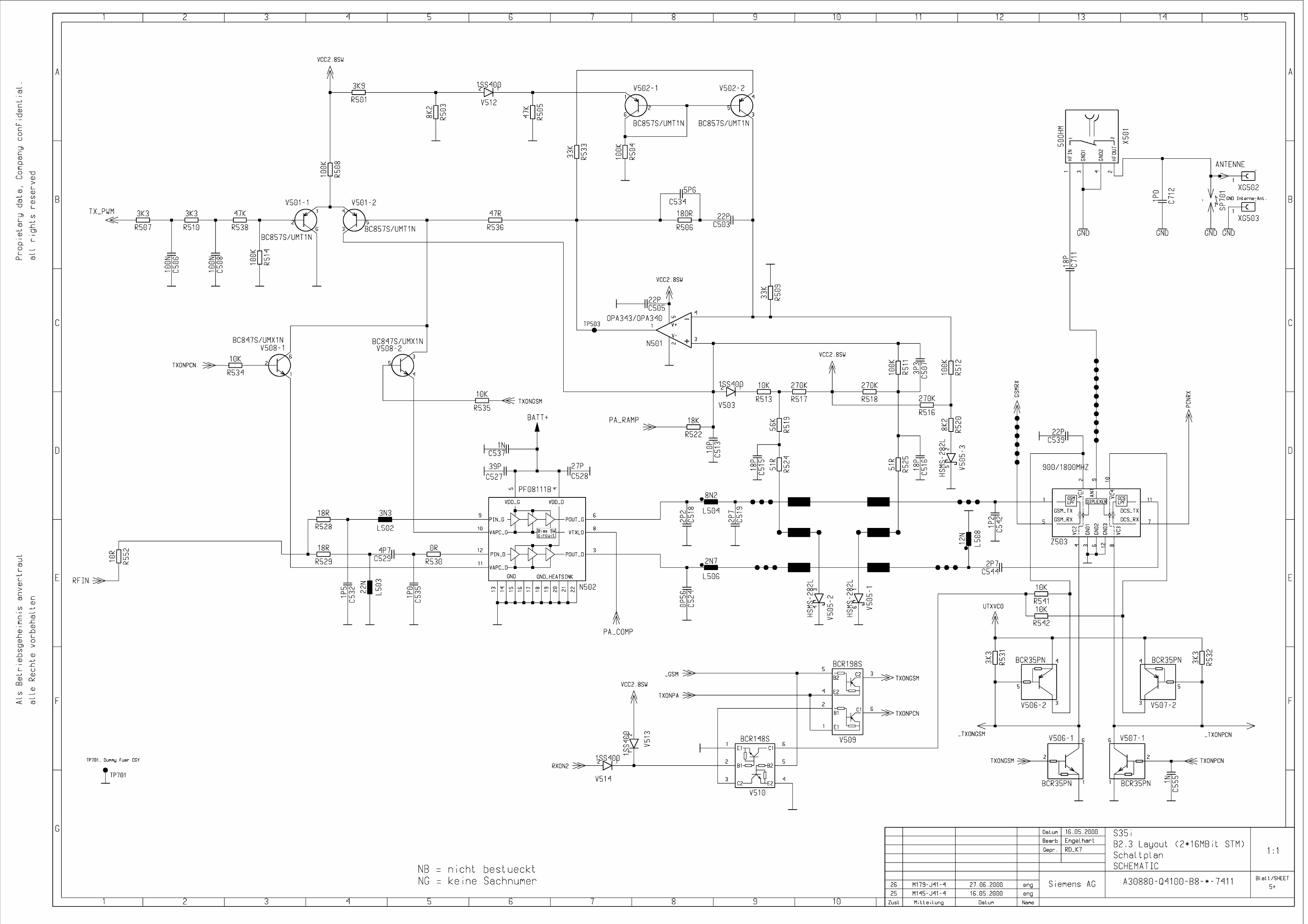 Page 5 of 8 - Siemens S35i Schematics