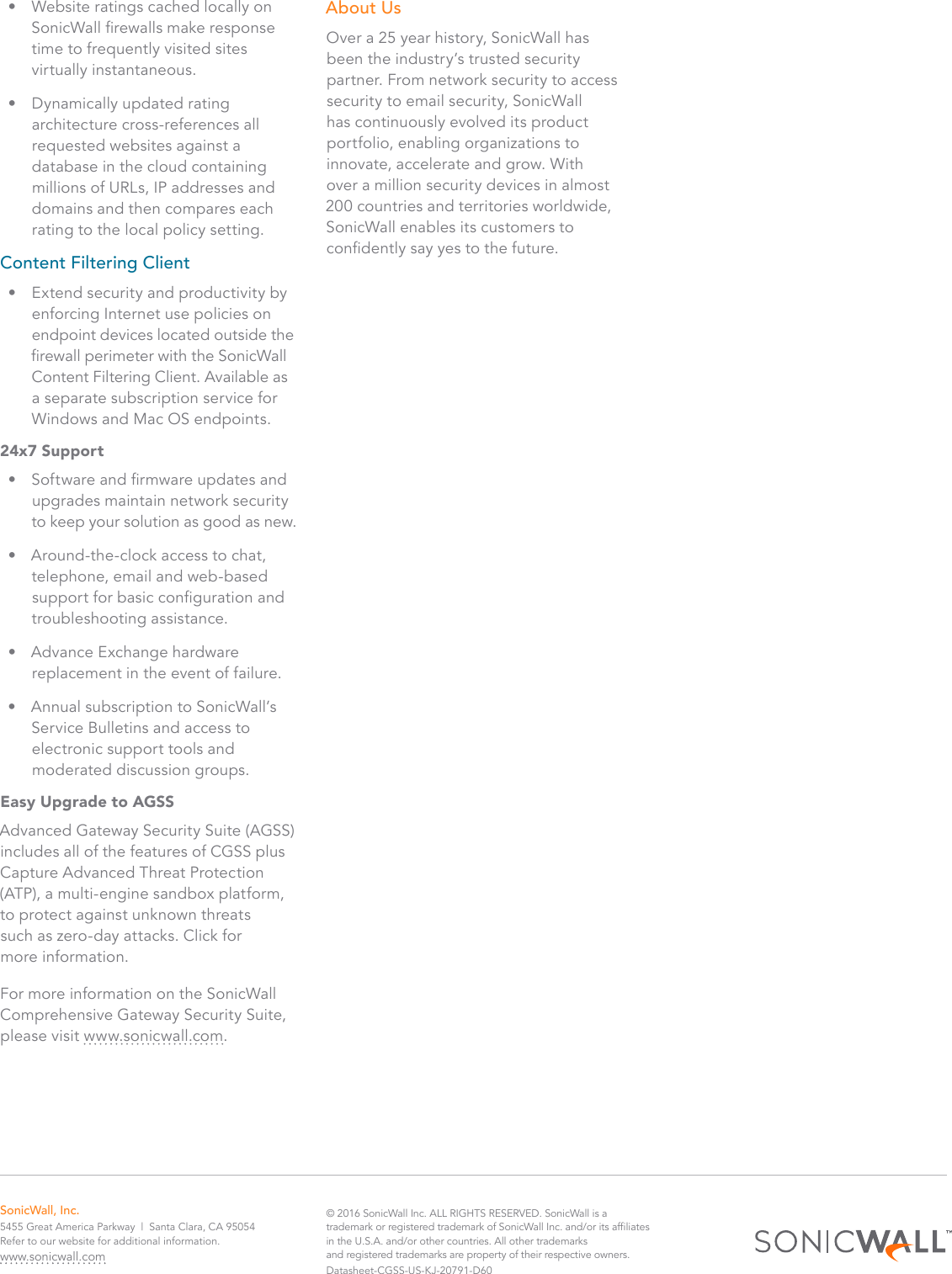 Page 3 of 3 - Sonicwall-comprehensive-gateway-security-suite-datasheet-68222