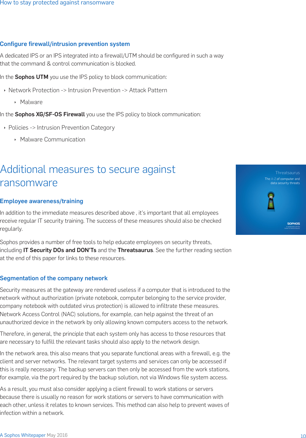 Page 10 of 12 - Sophos-ransomware-protection