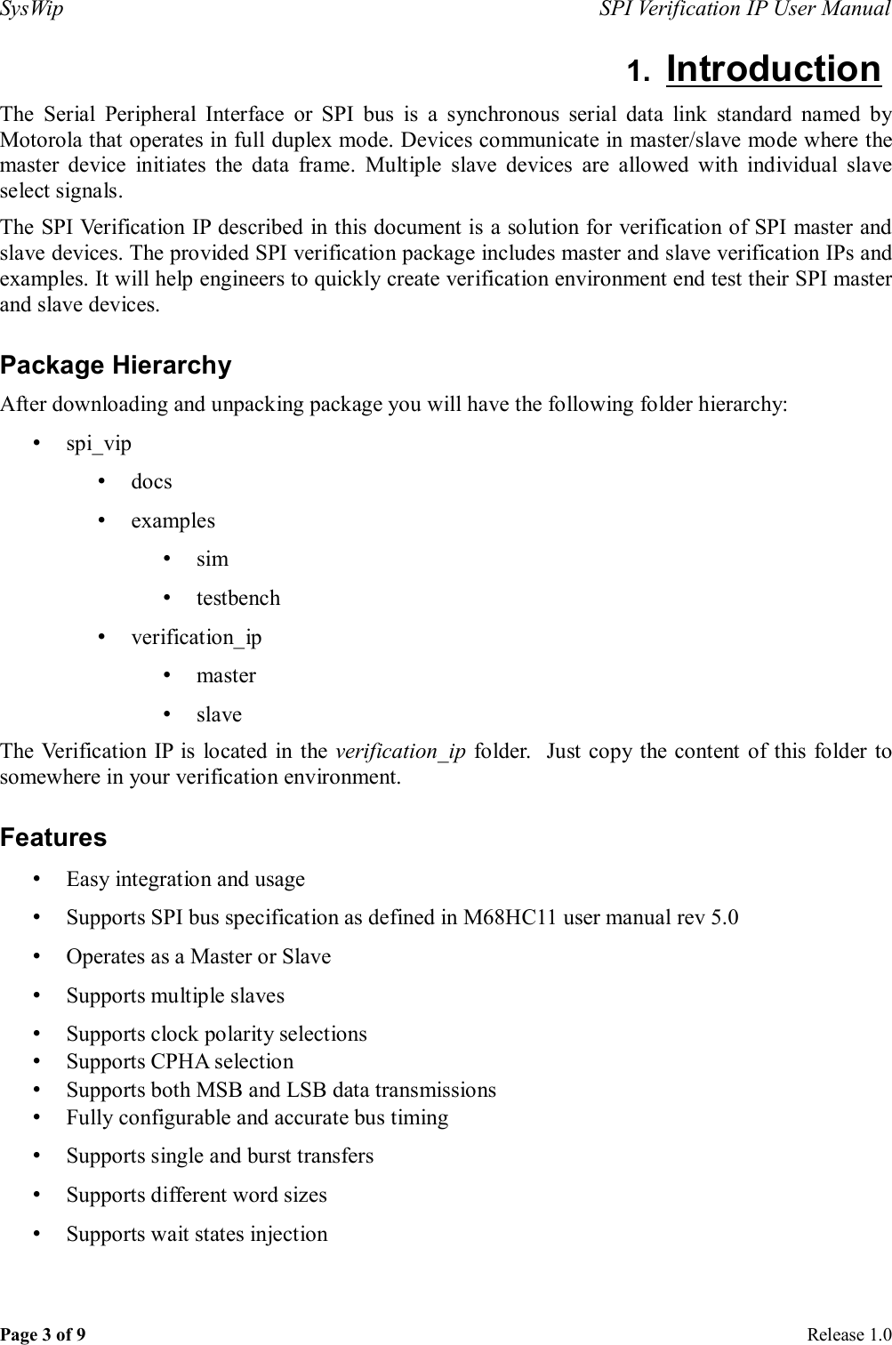 Page 3 of 9 - Spi_vip_user_manual Spi Vip User Manual