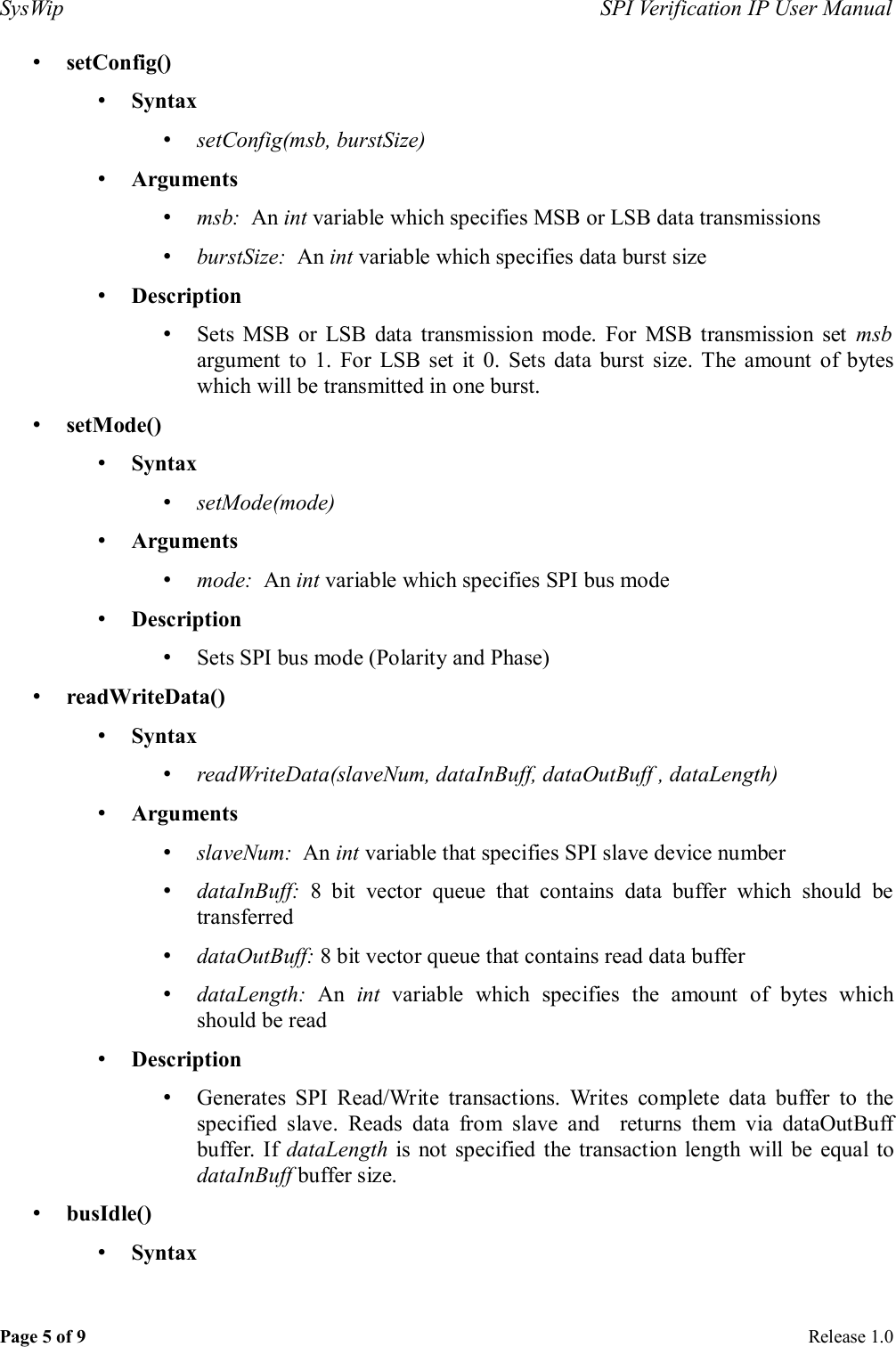 Page 5 of 9 - Spi_vip_user_manual Spi Vip User Manual