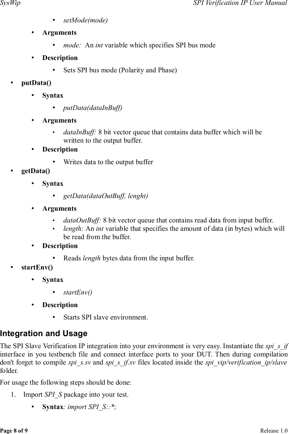 Page 8 of 9 - Spi_vip_user_manual Spi Vip User Manual