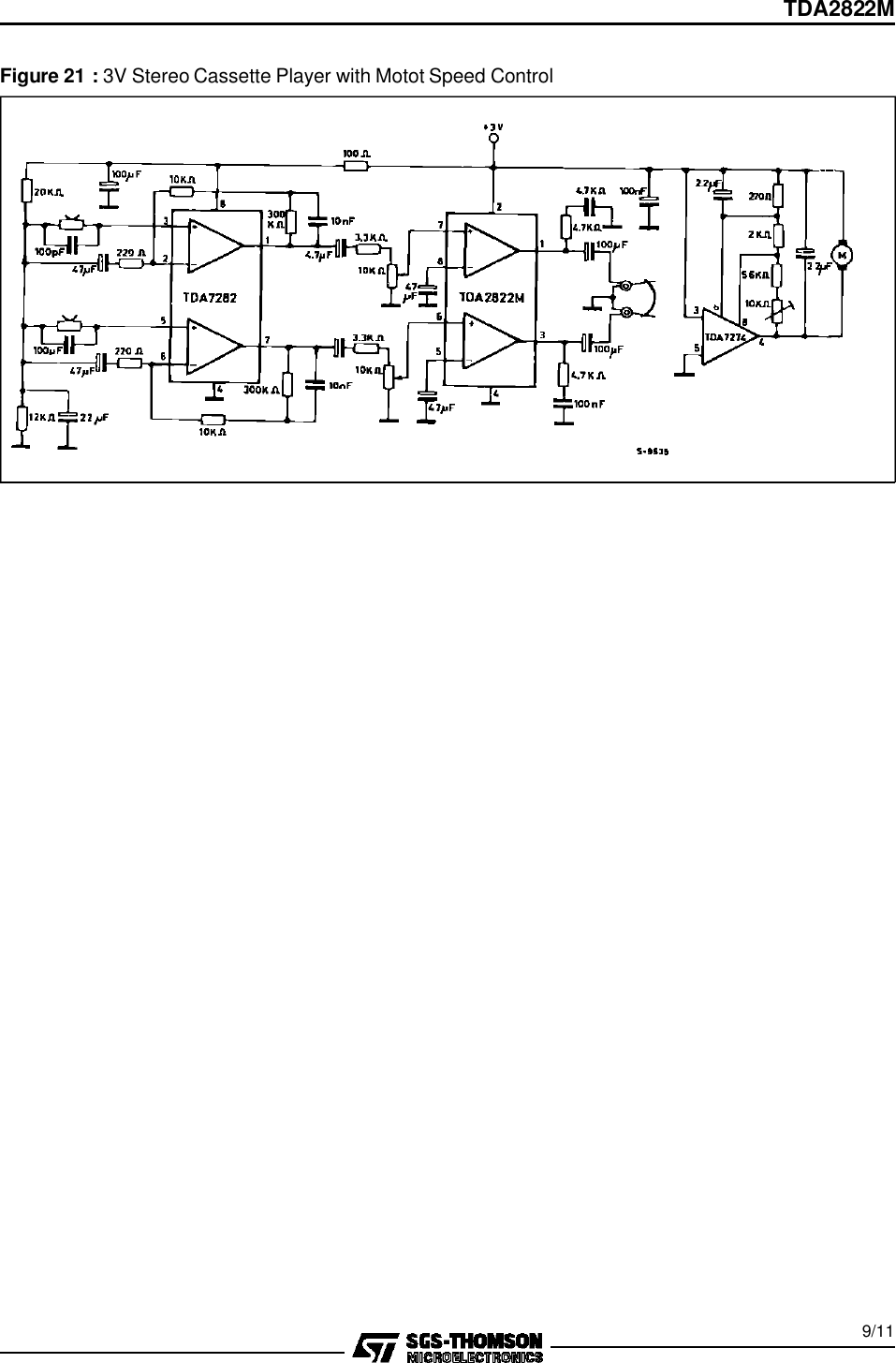 Page 9 of 12 - TDA2822M - Datasheet. Www.s-manuals.com. St