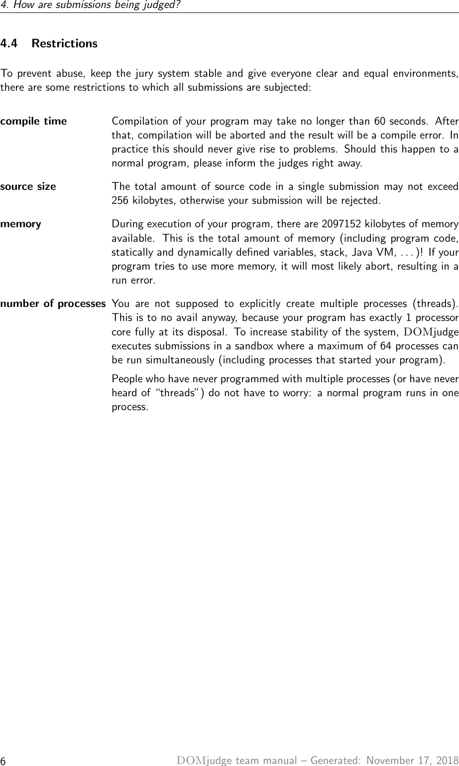 Page 6 of 8 - DOMjudge Team Manual Team-manual