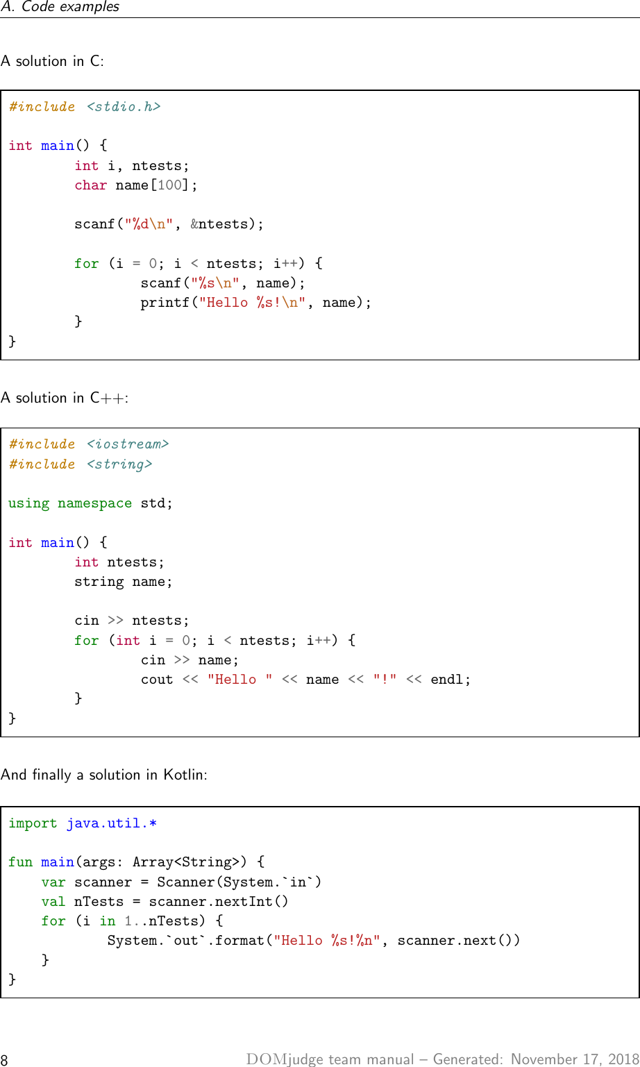 Page 8 of 8 - DOMjudge Team Manual Team-manual