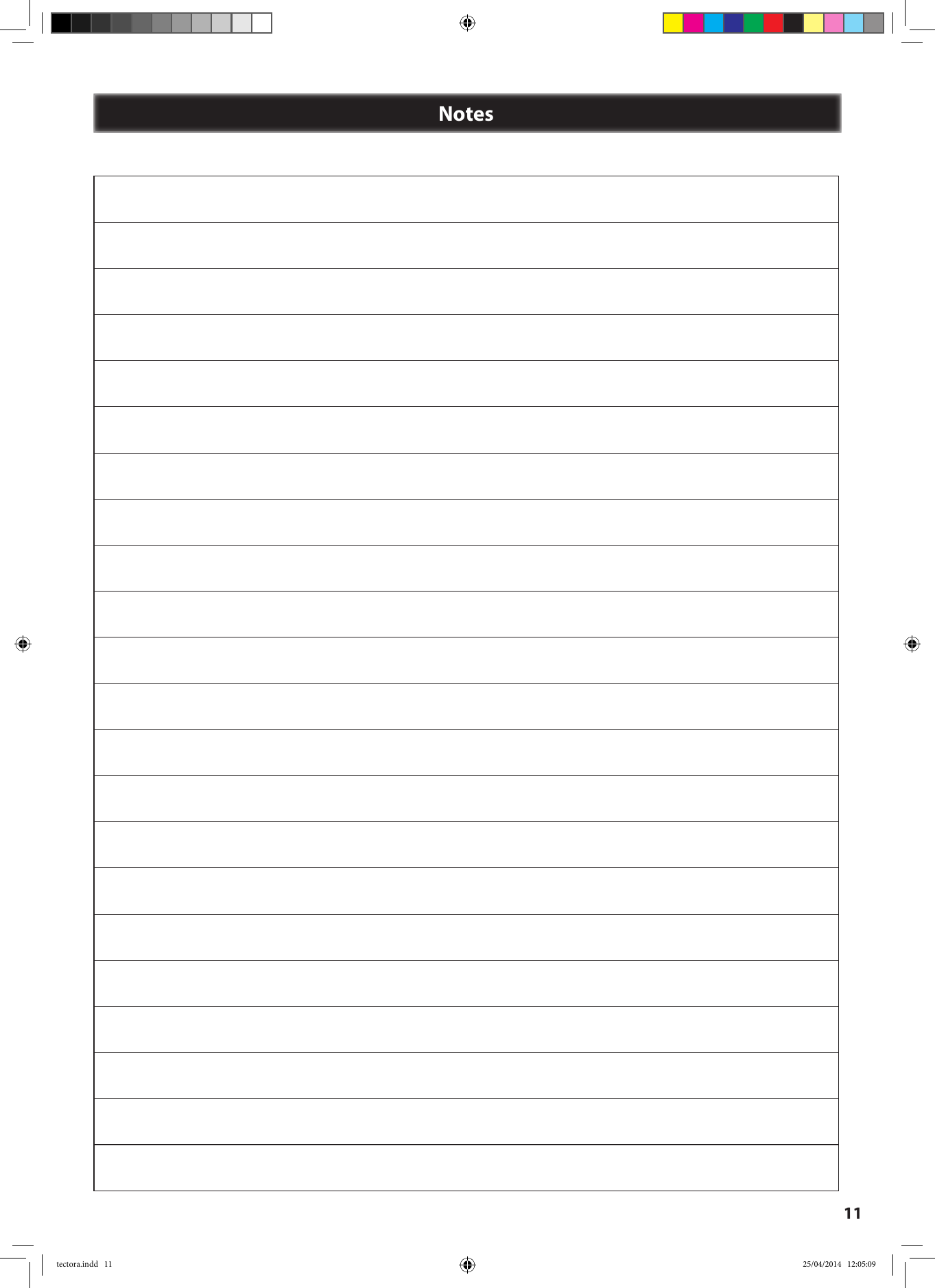 Page 11 of 12 - Tectora Tectora-installation-manual