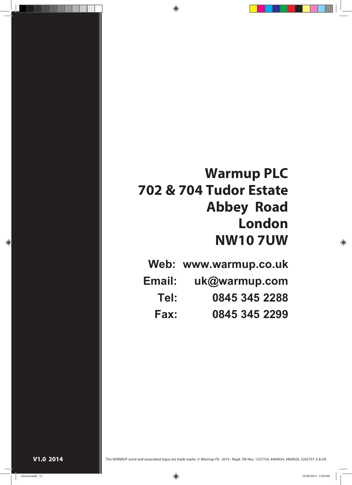 Page 12 of 12 - Tectora Tectora-installation-manual