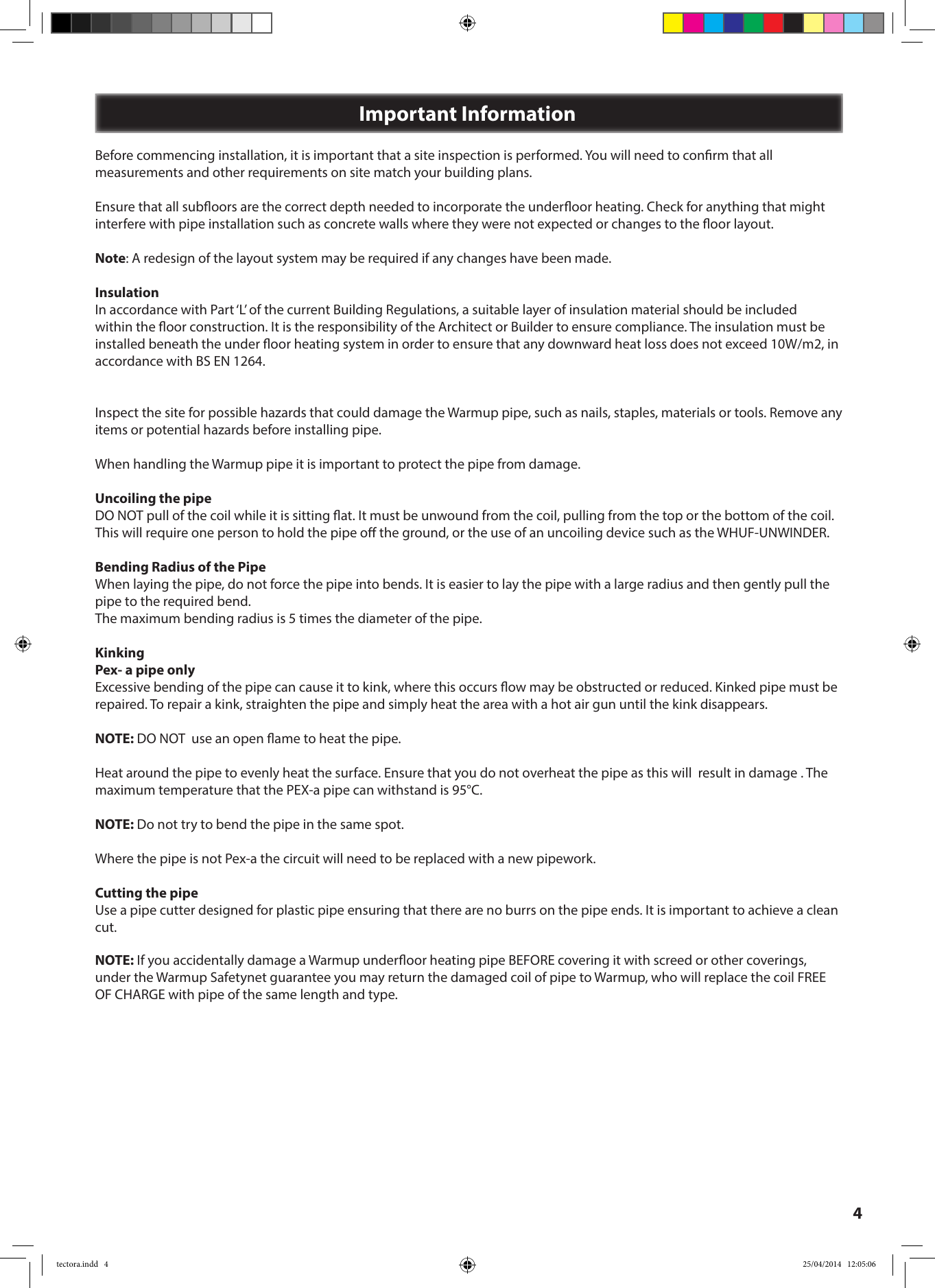 Page 4 of 12 - Tectora Tectora-installation-manual