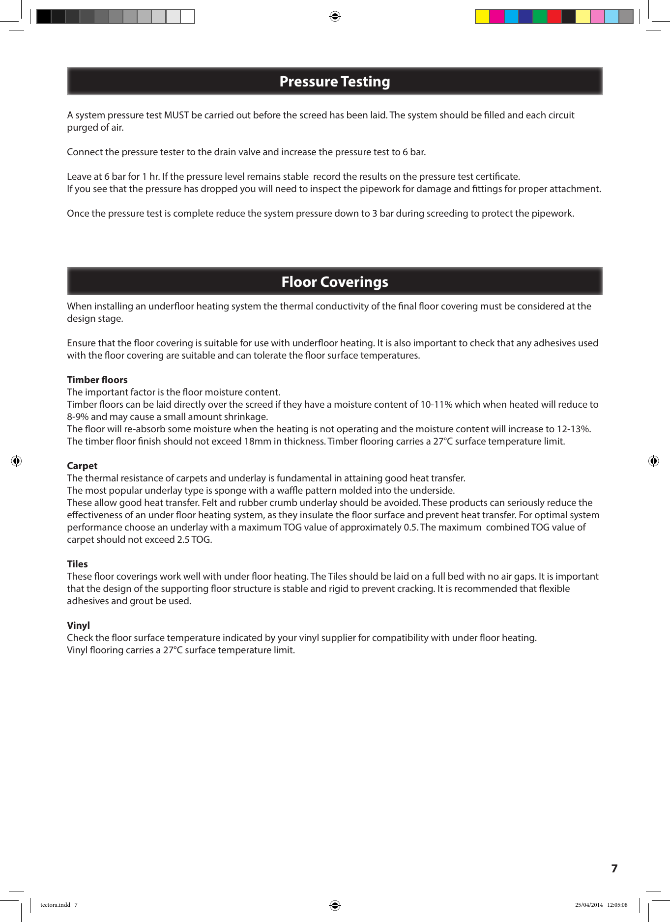 Page 7 of 12 - Tectora Tectora-installation-manual