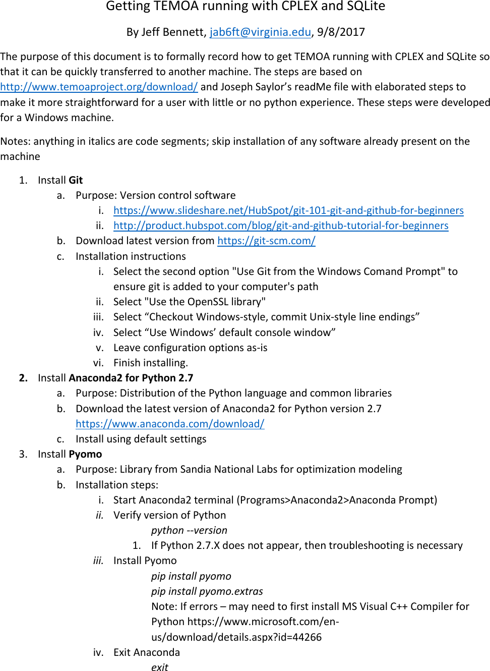 Page 1 of 7 - Temoa Install Instructions
