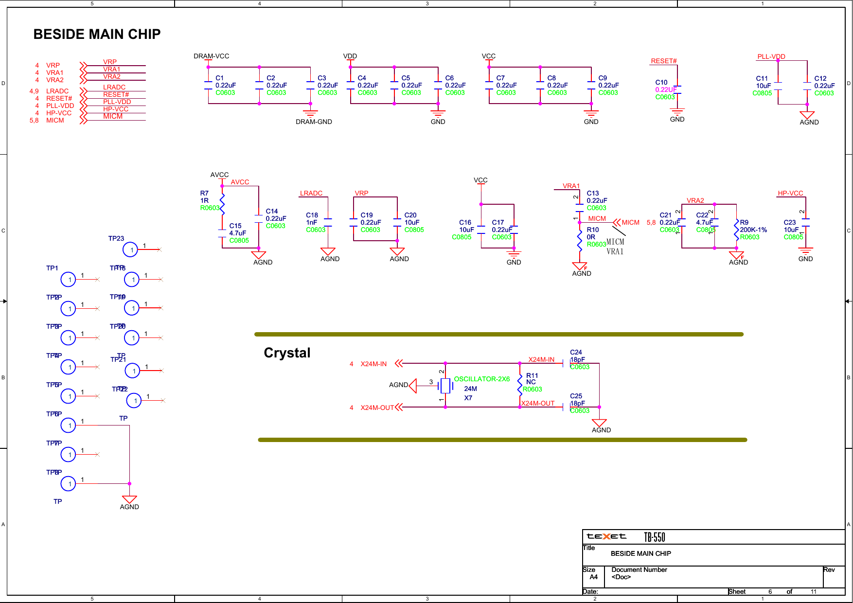 Page 6 of 12 - Texet TB-550 - Schematics. Www.s-manuals.com. Schematics