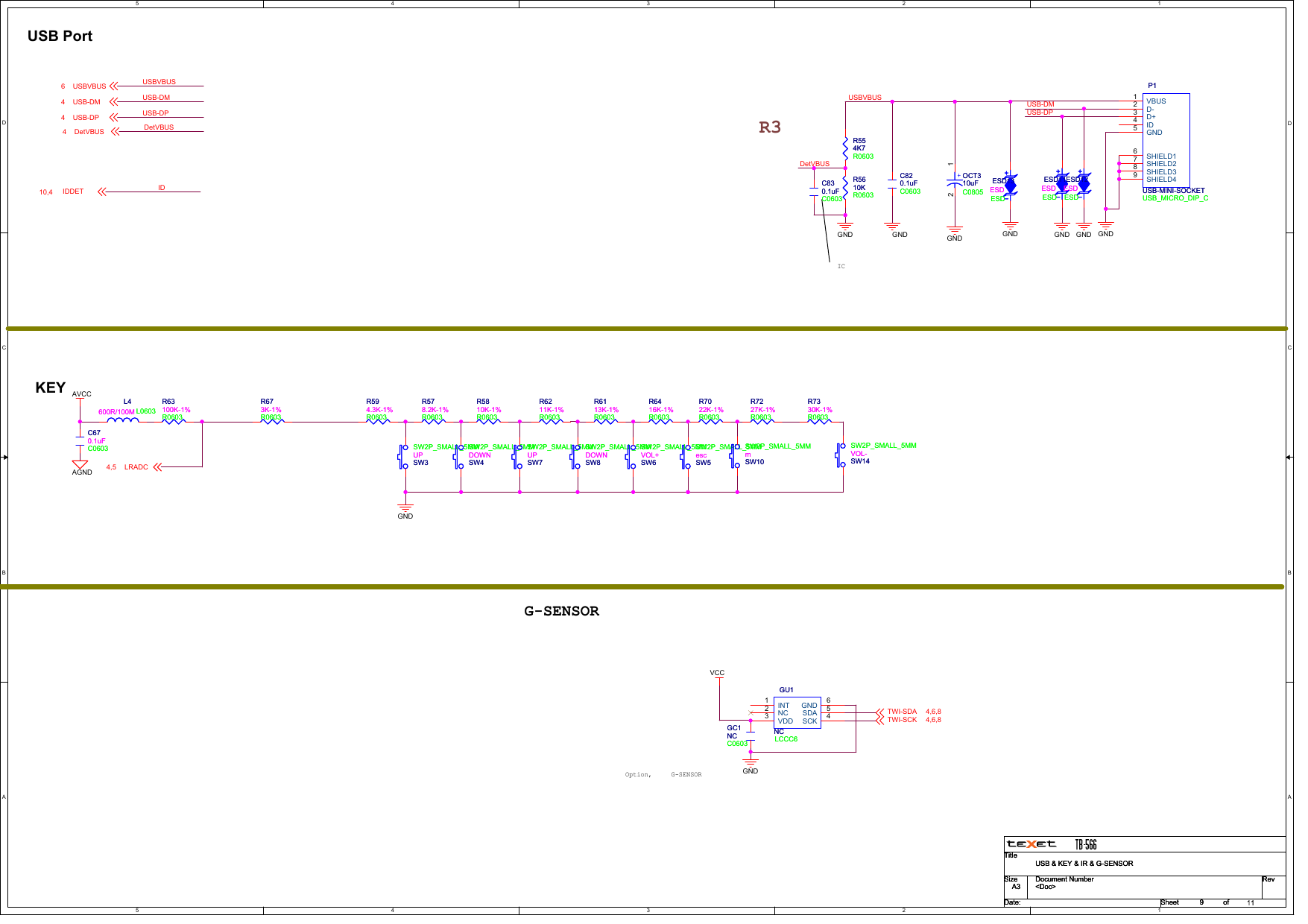 Page 9 of 12 - Texet TB-566 - Schematics. Www.s-manuals.com. Schematics