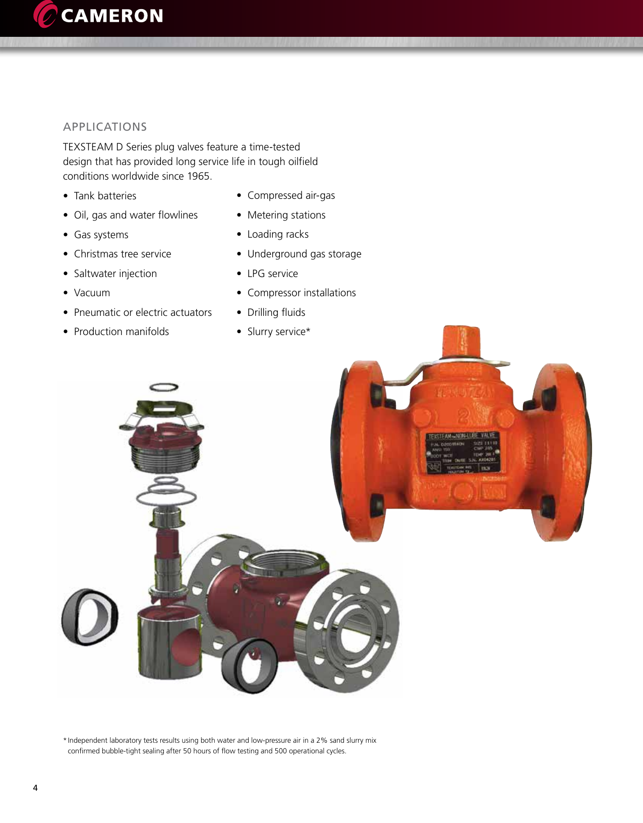 Page 6 of 12 - TEXSTEAM D Series Plug Valves Brochure Texsteam-d-series-plug-valves