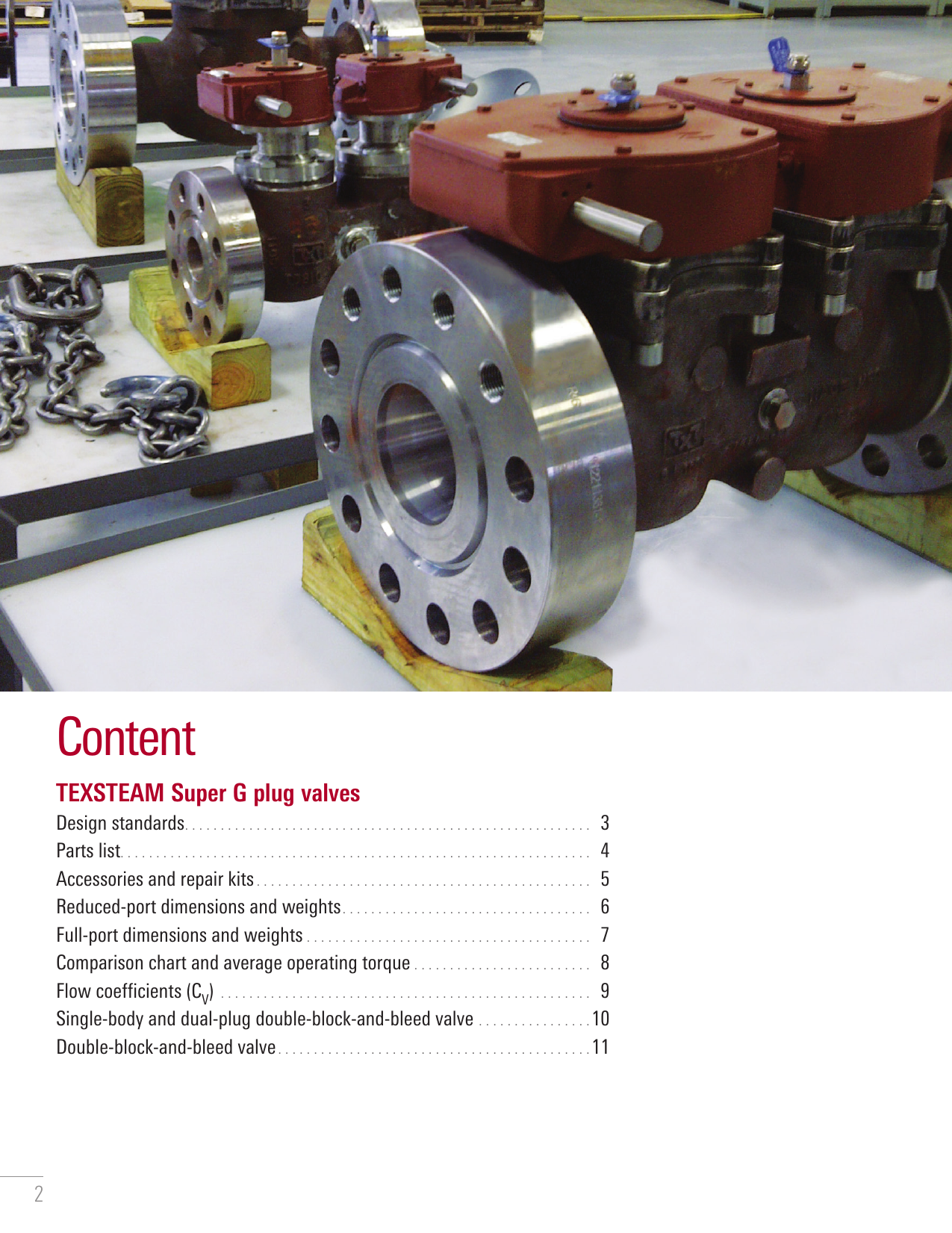 Page 2 of 12 - TEXSTEAM Super G Plug Valves Brochure Texsteam-super-g-plug-valves