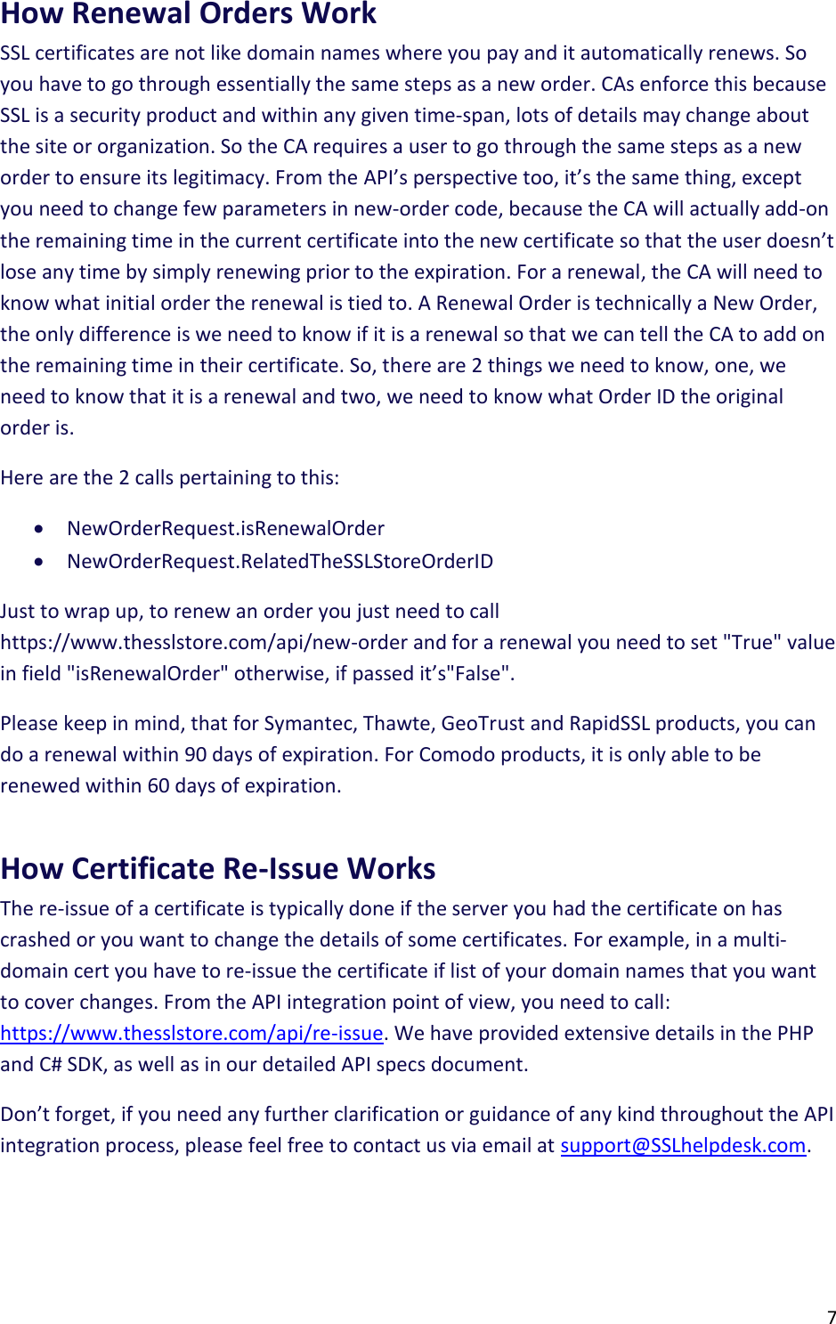 Page 7 of 7 - The-ssl-store-quick-api-guide