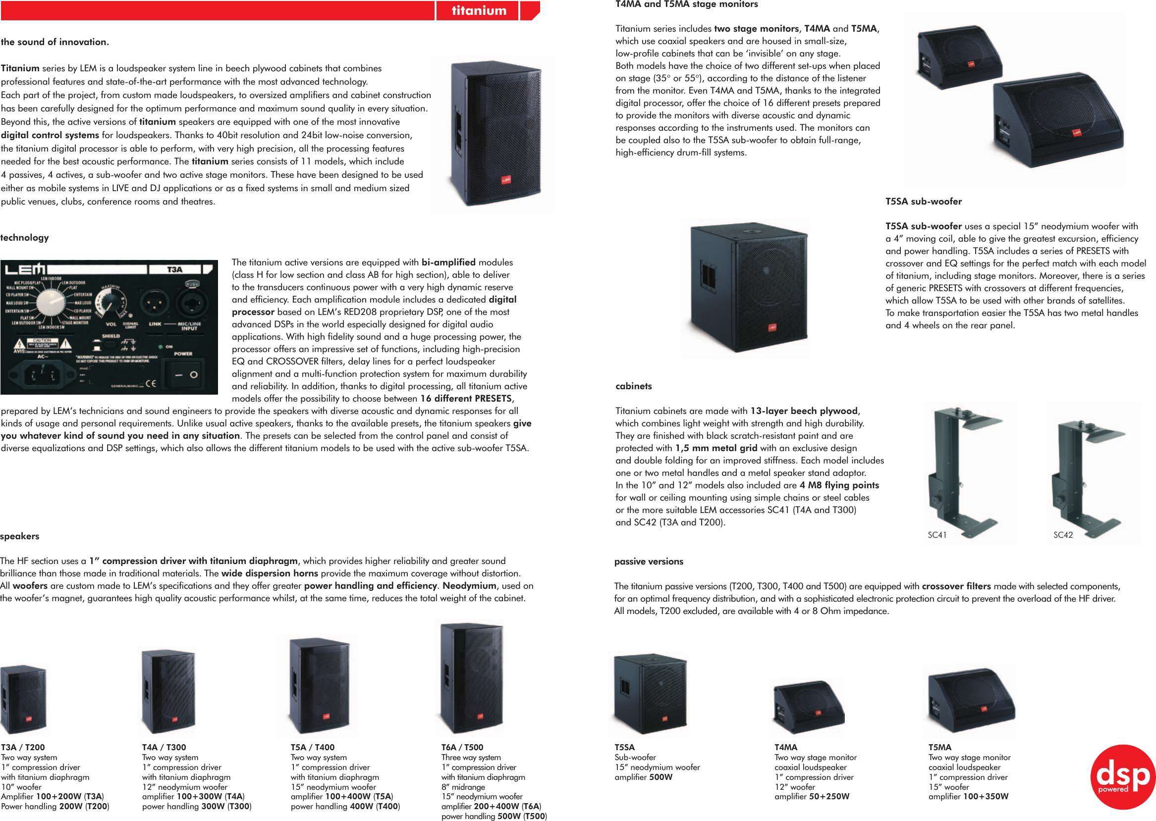 Page 2 of 2 - TITANIUM PRE Bianca GB Titanium_catalogue_GB Catalogue