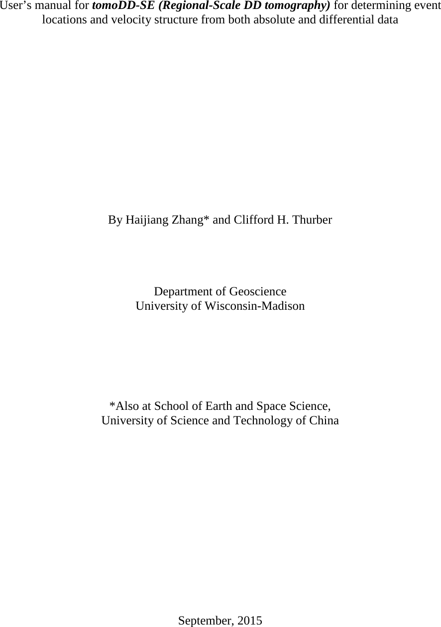 Page 1 of 10 - A User Tomo DD-SE Manual