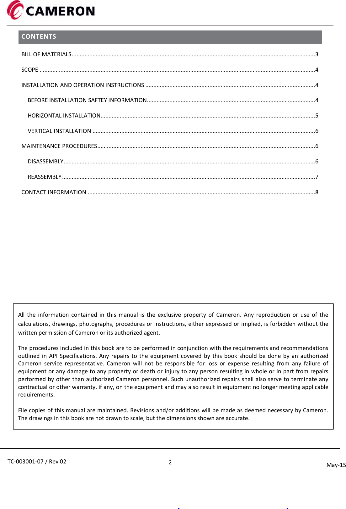 Page 2 of 8 - TC-003001-07x Tom-wheatley-piston-check-valve-iom