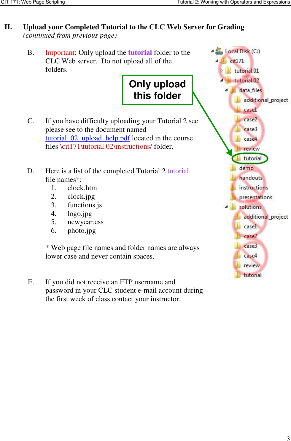 Page 3 of 8 - Tutorial 1 Instructions 02