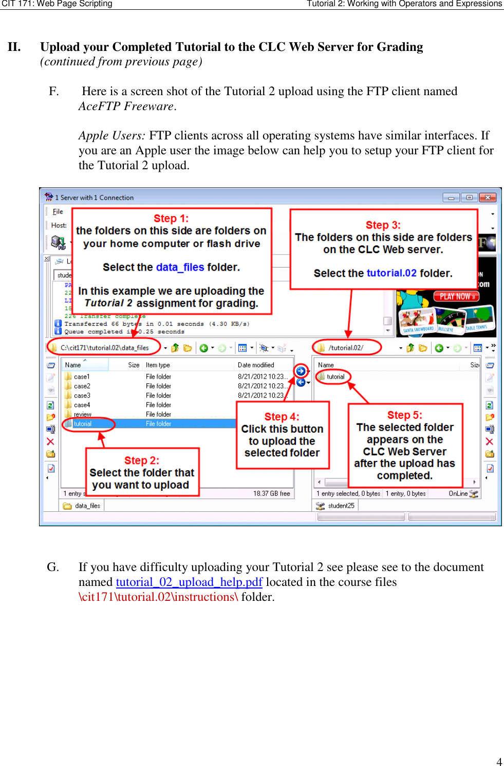 Page 4 of 8 - Tutorial 1 Instructions 02