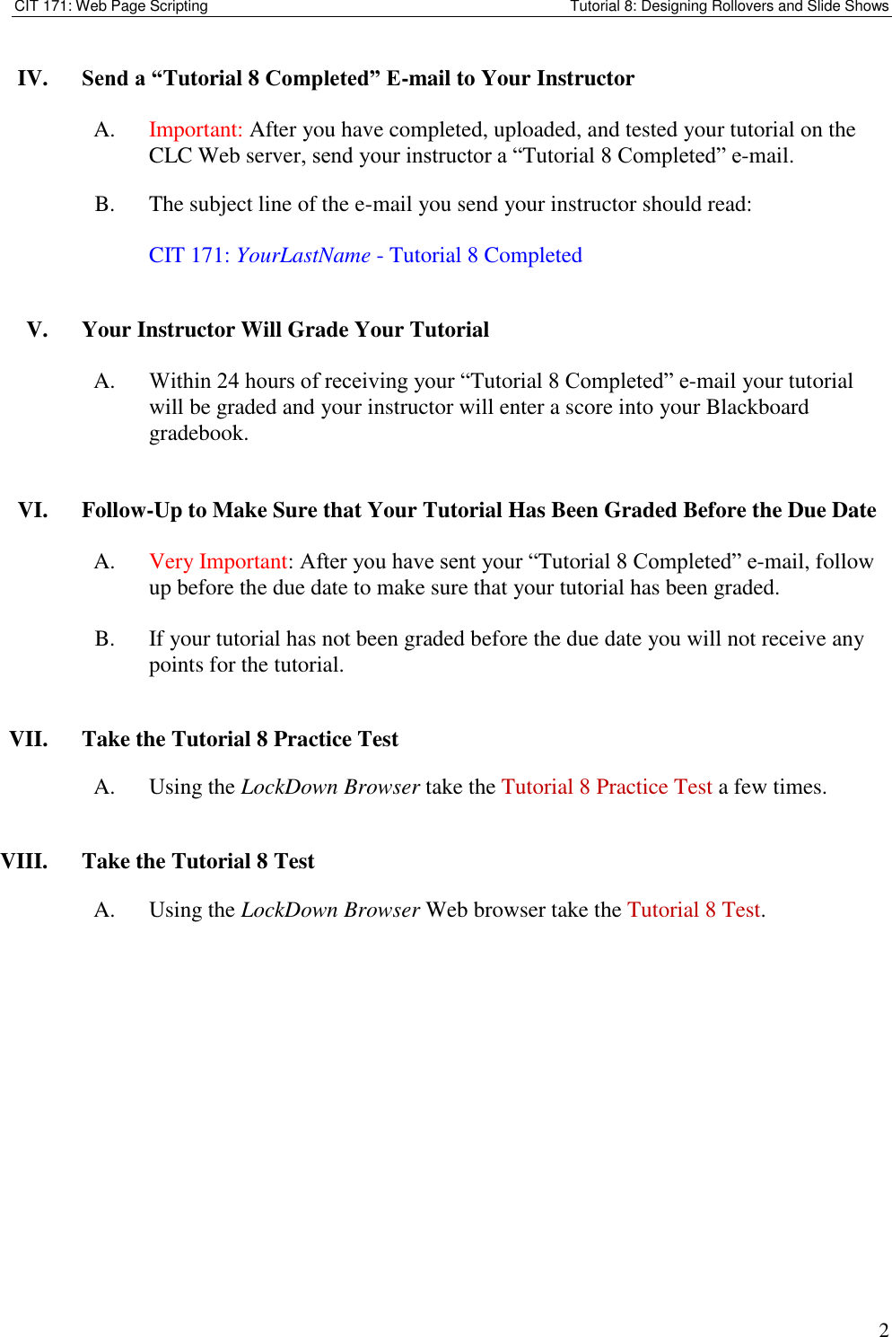 Page 2 of 2 - Tutorial 3 Instructions 08