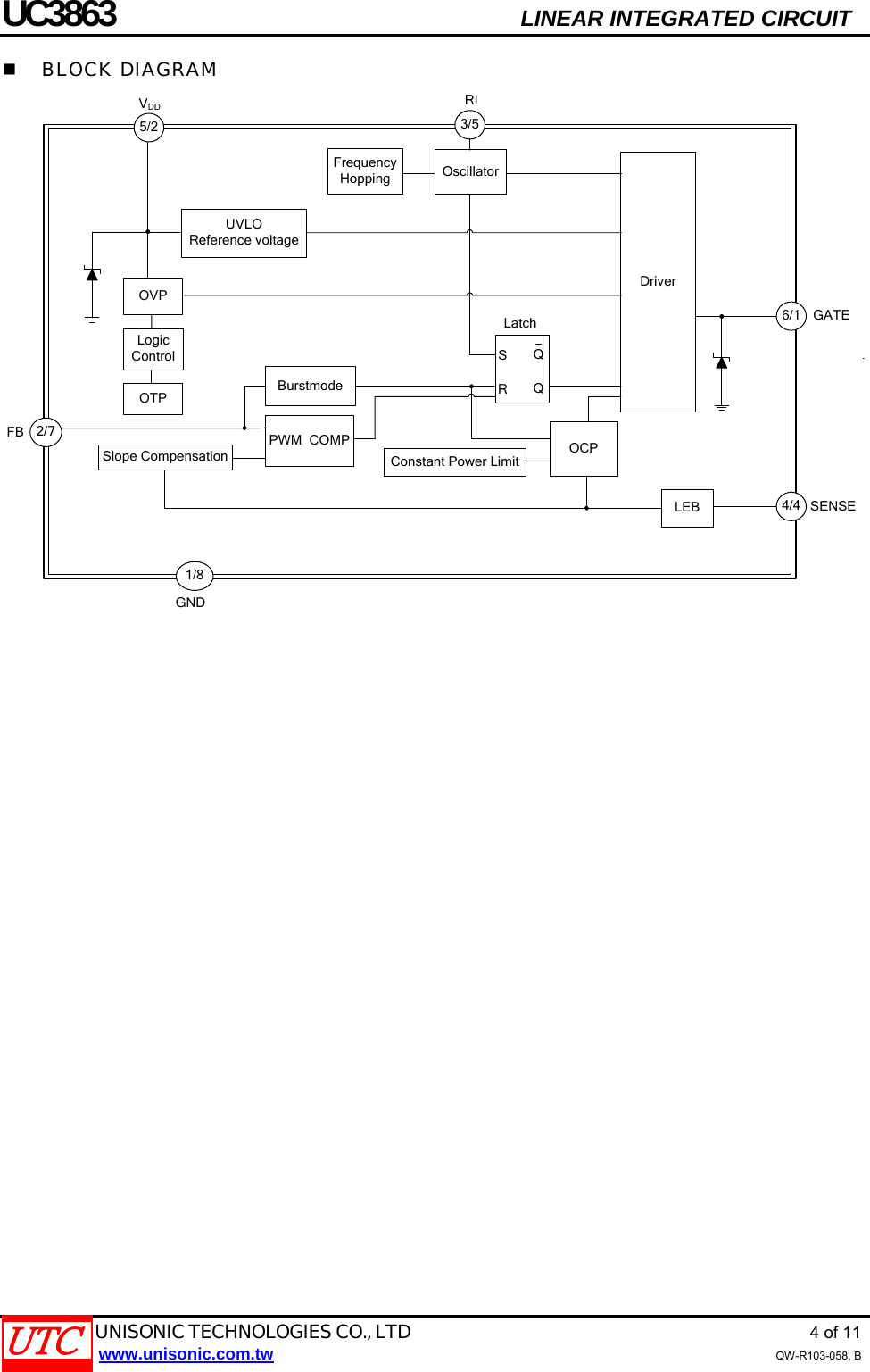 UC3863 Datasheet. Www.s manuals.com. 20130521 Utc