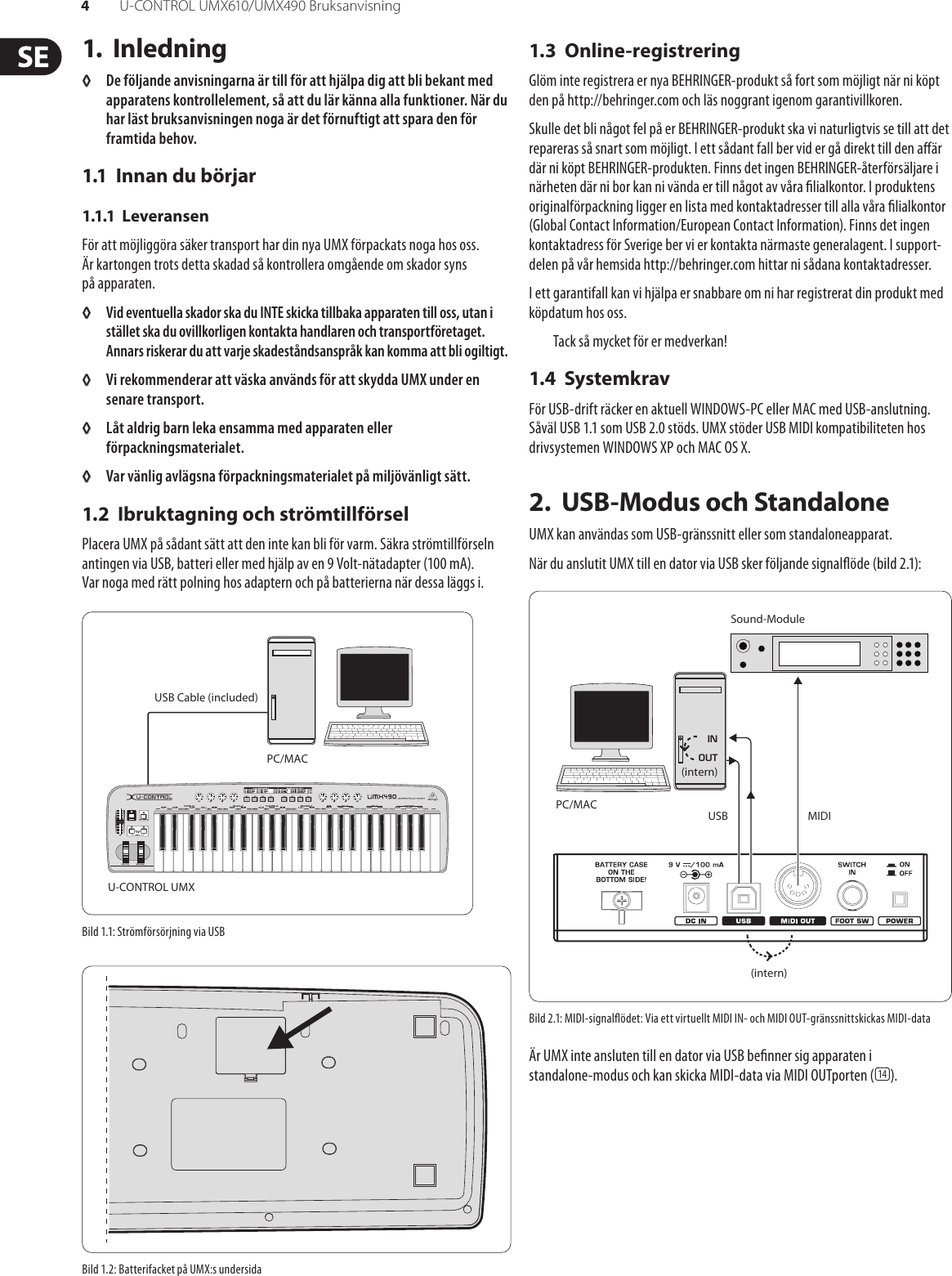 umx610 manual