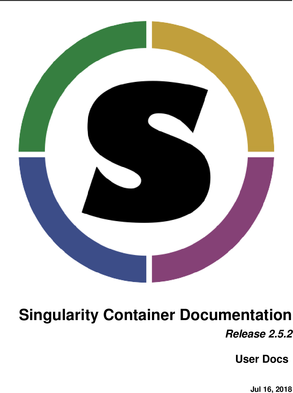 Singularity Container Ation User guide