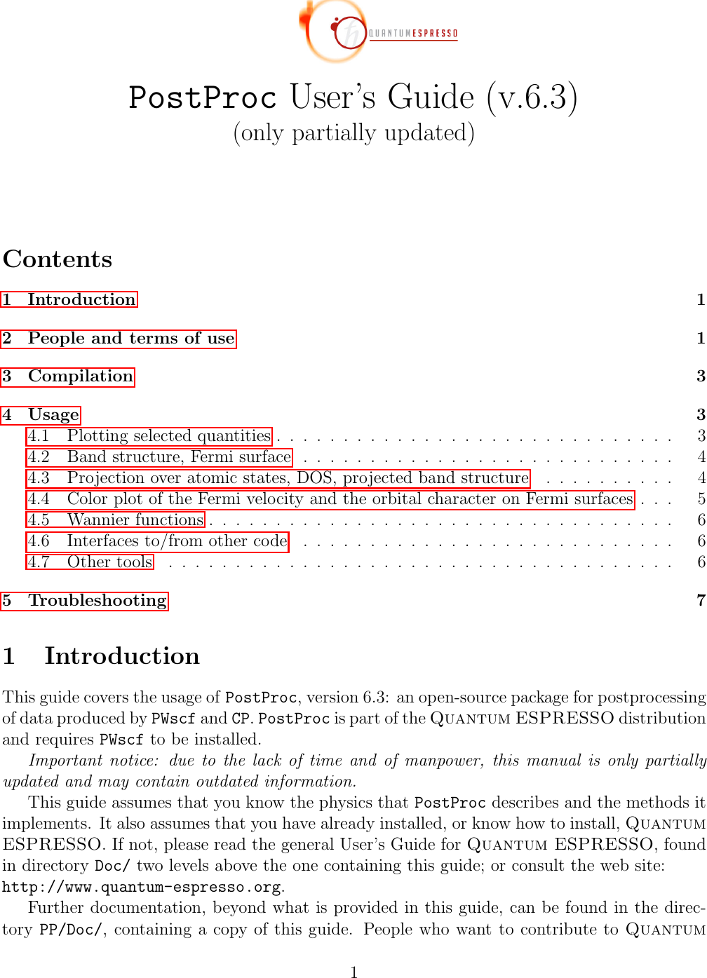 Page 1 of 7 - User Guide