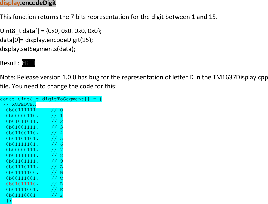 Page 4 of 4 - User Guide For Tm1637 4 Digits Display Yr8LQNg7d V