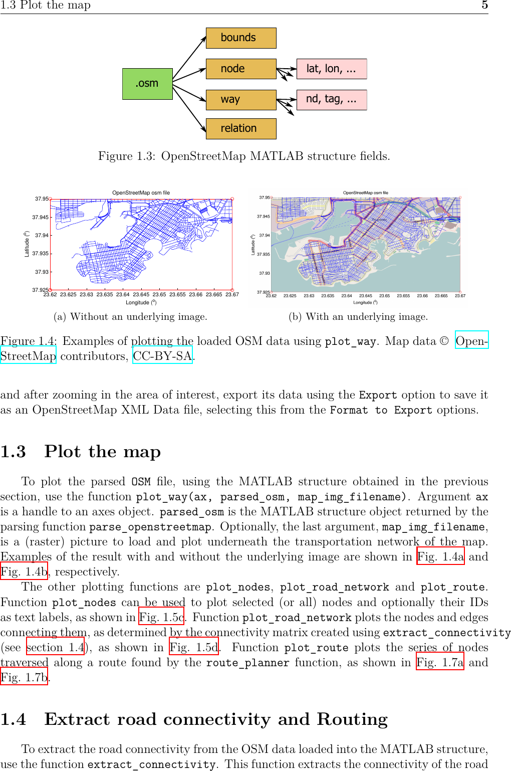 Page 5 of 8 - OpenStreetMap Toolbox For MATLAB V.0.1 User Manual V0.2