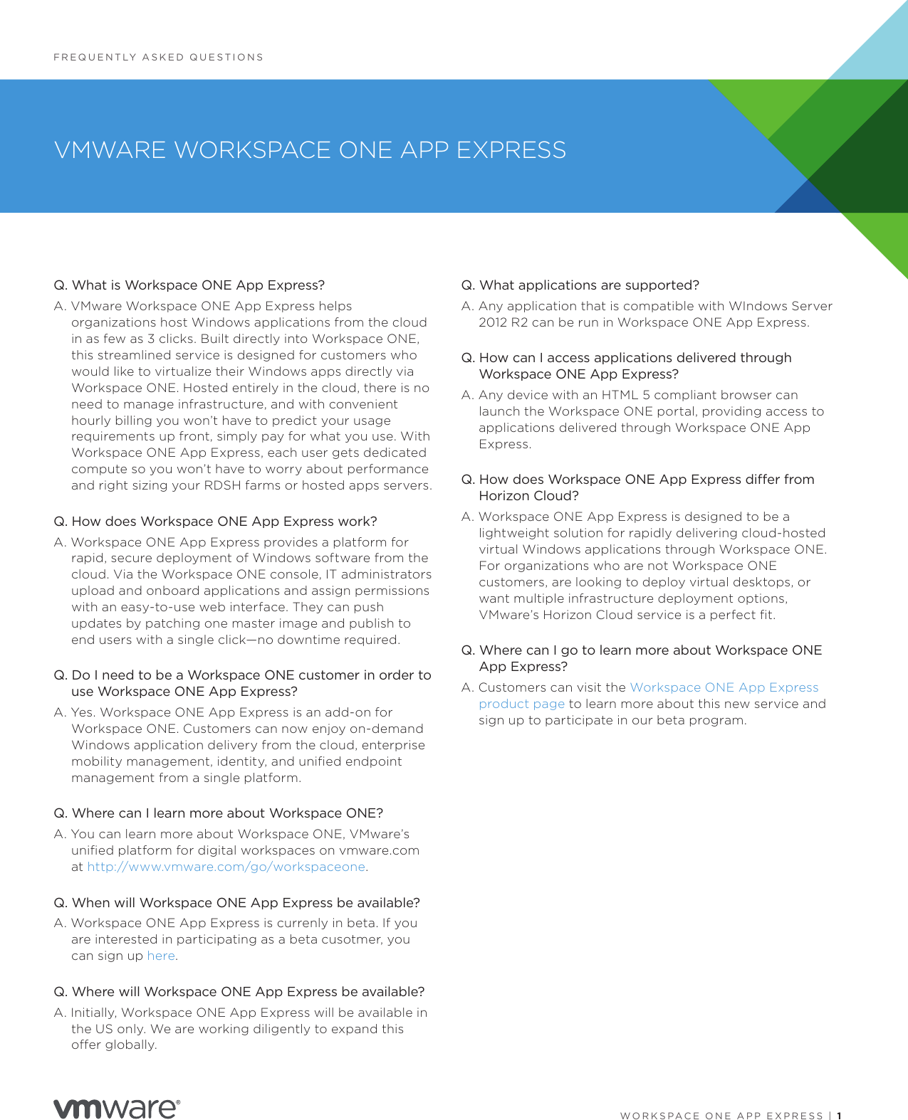 Page 1 of 1 - Vmware-workspace-one-app-express