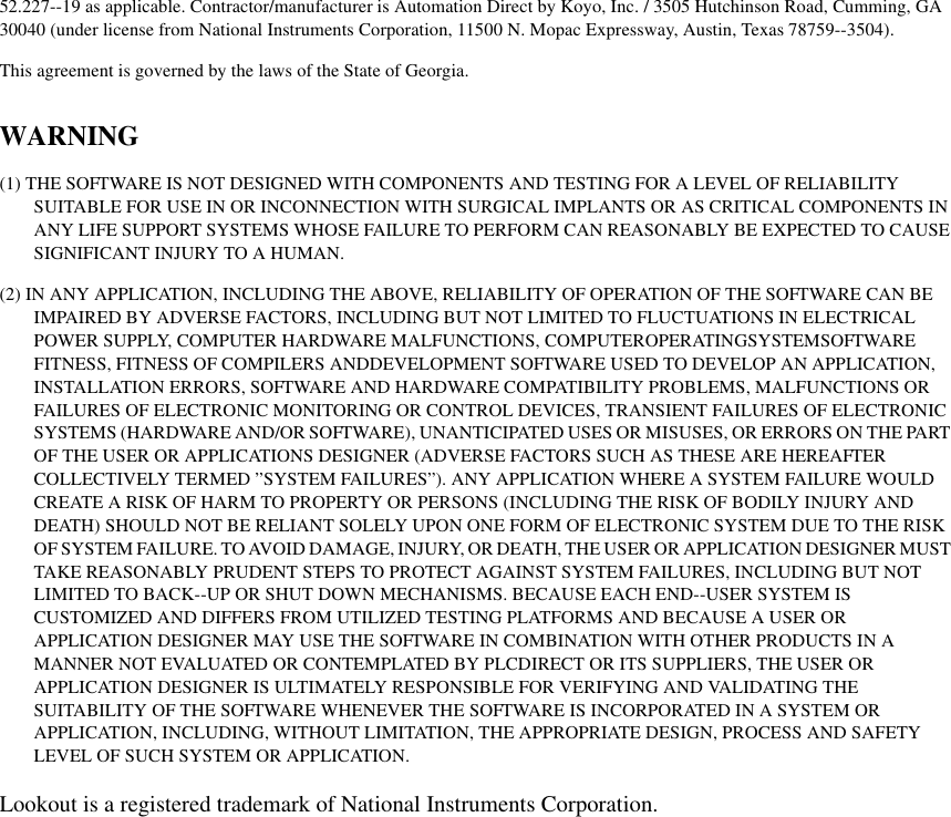 Page 3 of 3 - LK4Dev Important Safety Warning And License Agreement