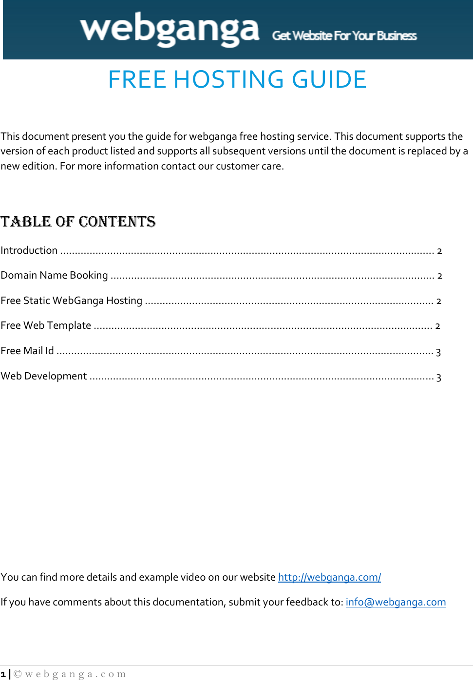 Page 1 of 3 - Webganga Free Hosting Guide