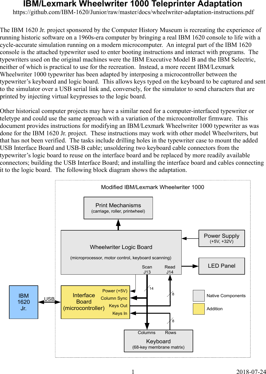 Page 1 of 10 - Wheelwriter-adaptation-instructions