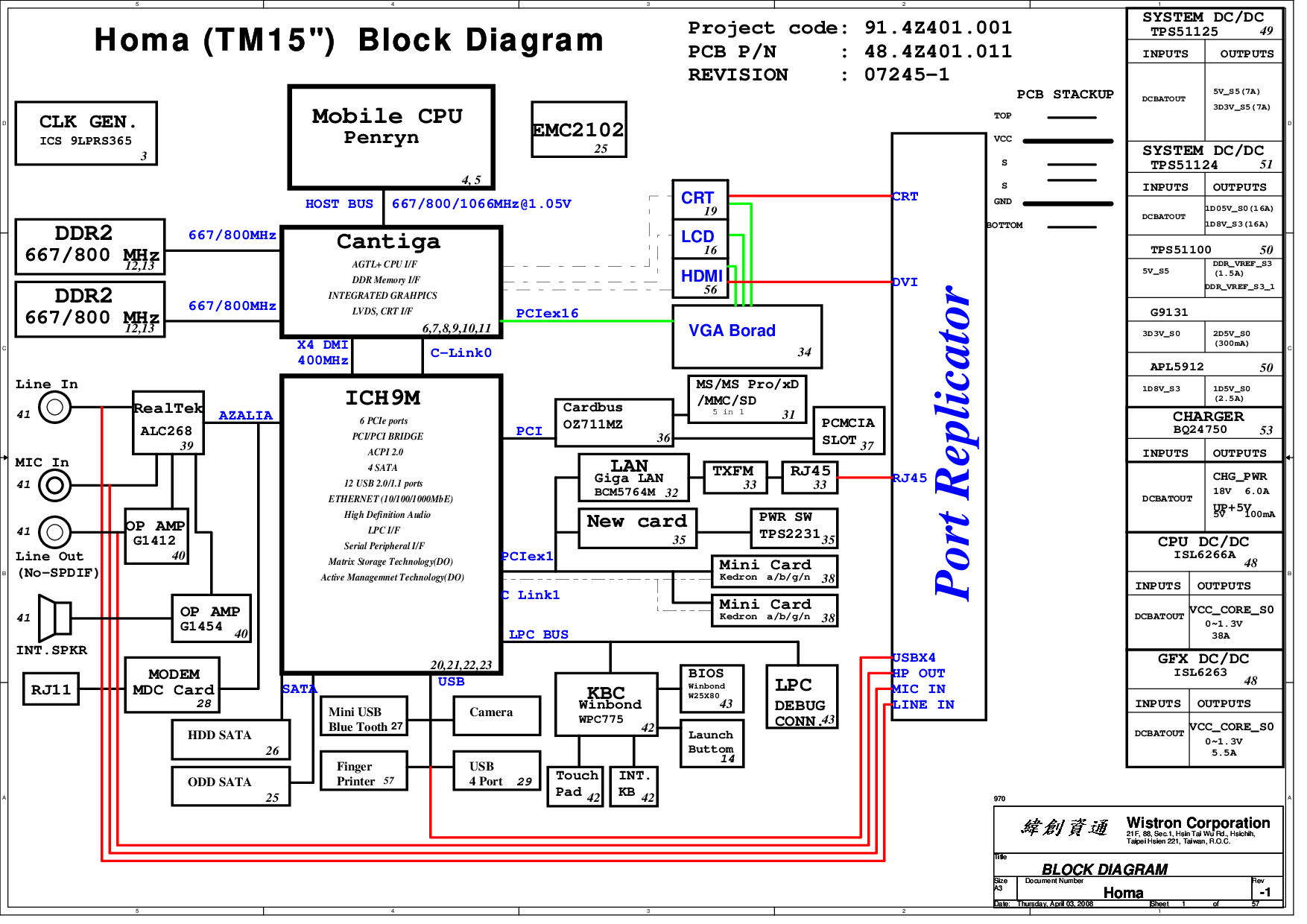 Wistron Homa (TM15) Schematics. Www.s Tm15 R1.0 Schematics