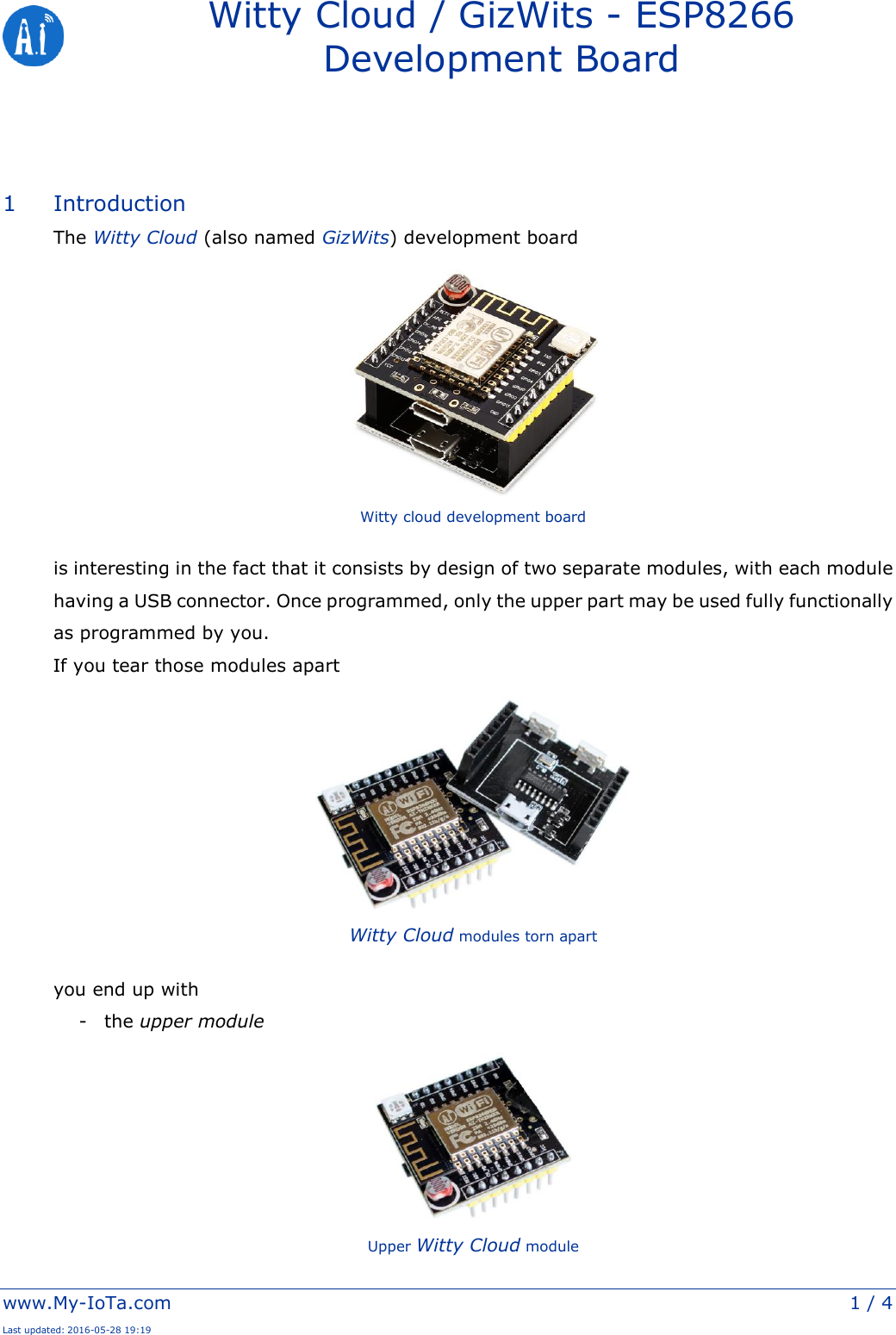 Page 1 of 4 - Witty Manual