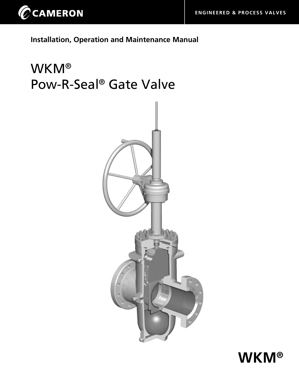 IOM WKM PRS 01 pow r seal gate valve