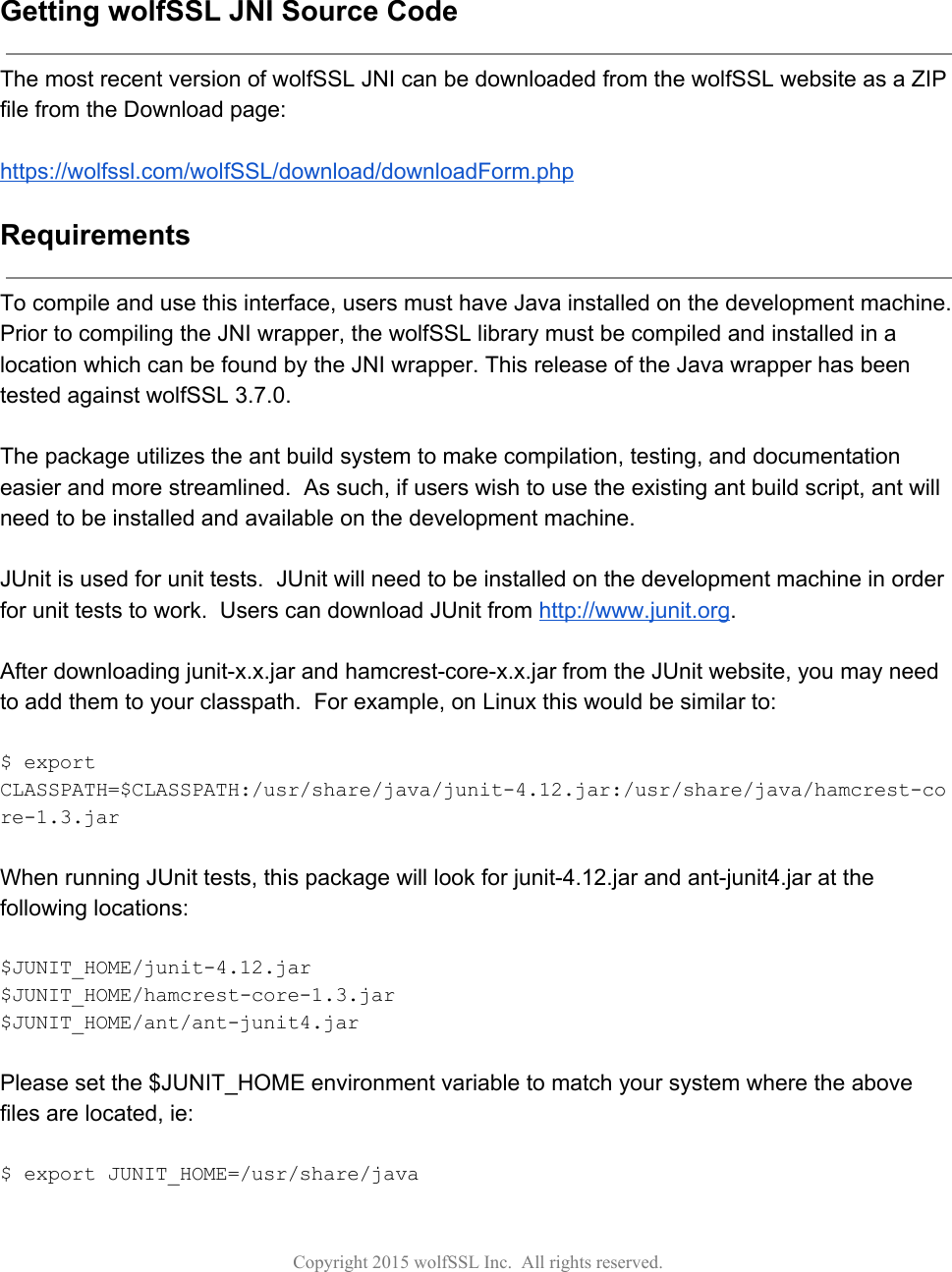 Page 2 of 6 - Wolf SSL-JNI-Manual
