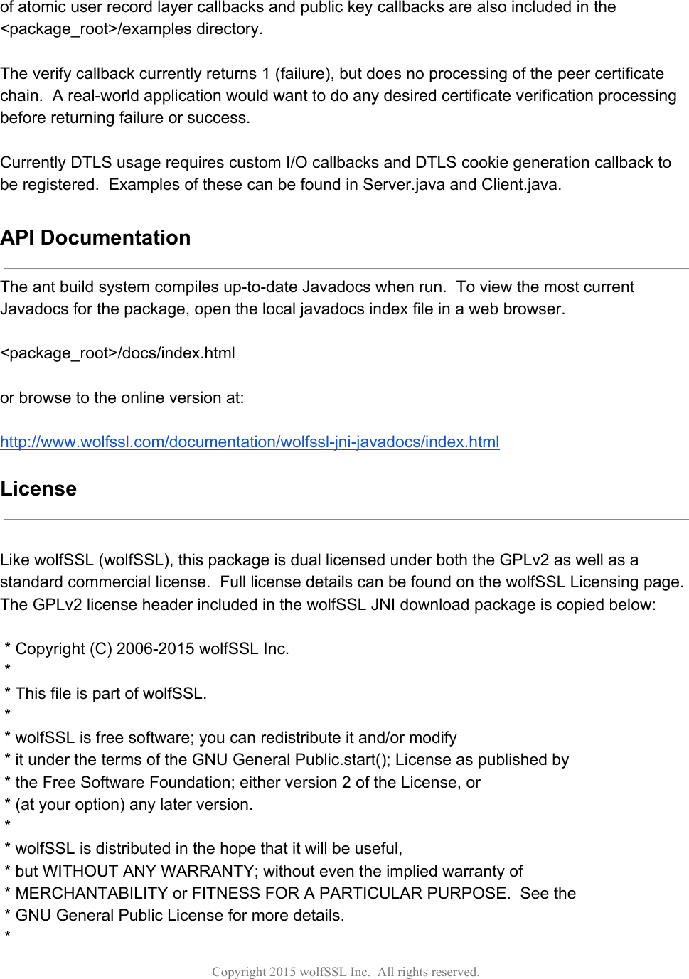 Page 5 of 6 - Wolf SSL-JNI-Manual