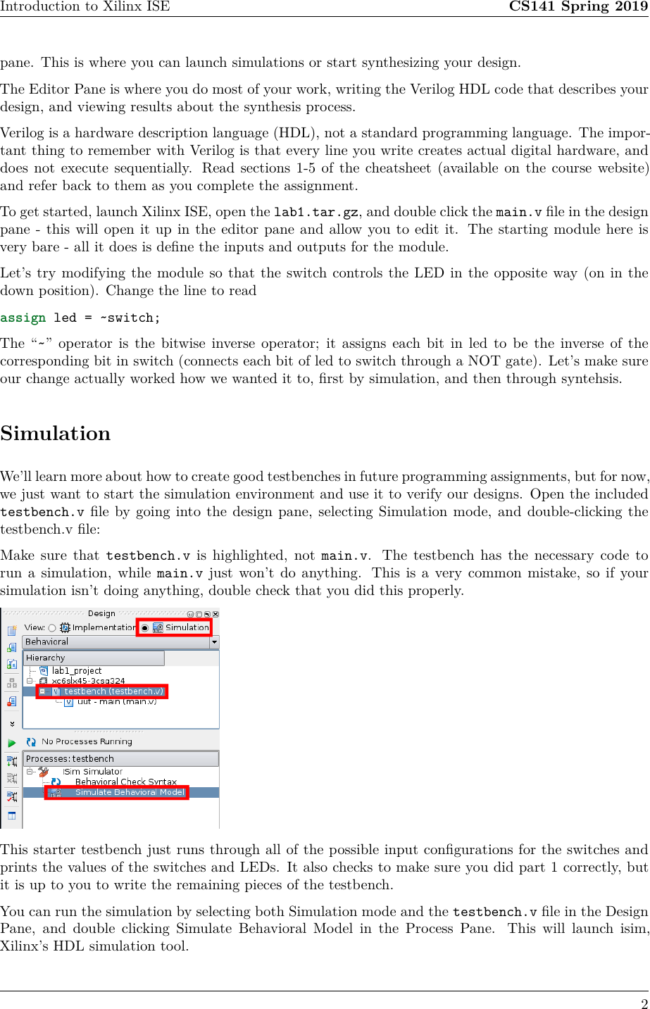 Introduction To Xilinx ISE Guide