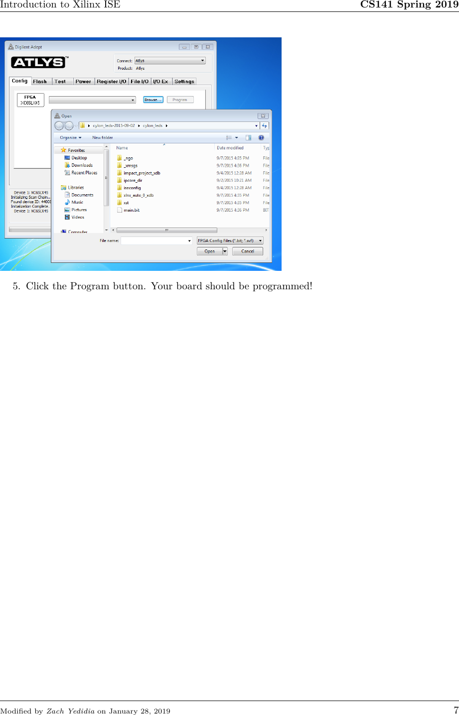 Page 7 of 7 - Introduction To Xilinx ISE Guide