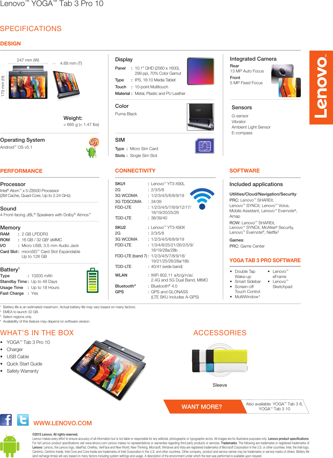 Page 2 of 2 - Lenovo_YOGA Tab 3 Pro 10_DS Yoga_tab_3_pro Yoga