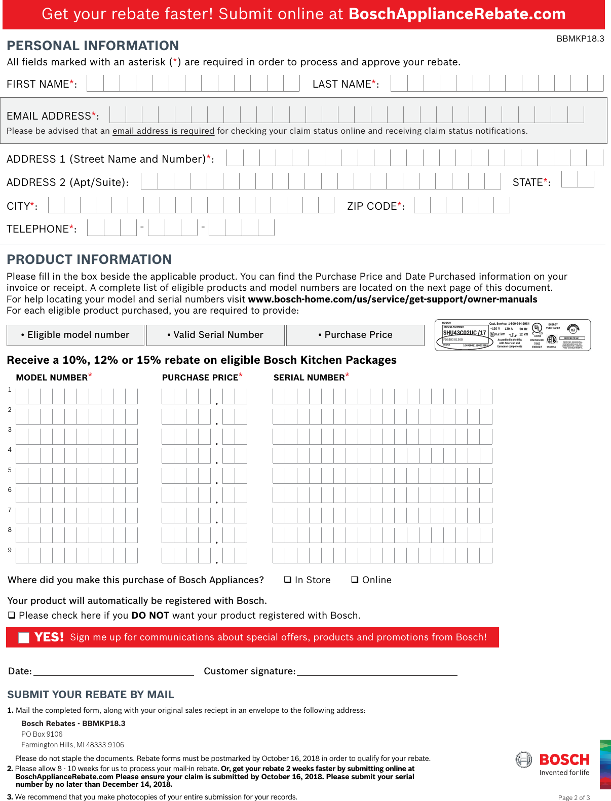 Page 2 of 3 - Bosch_Benchmark_KitchenPackage_July-Dec2018_BBMKP18.3_05-29-2018 2018-07-06-11-34-05