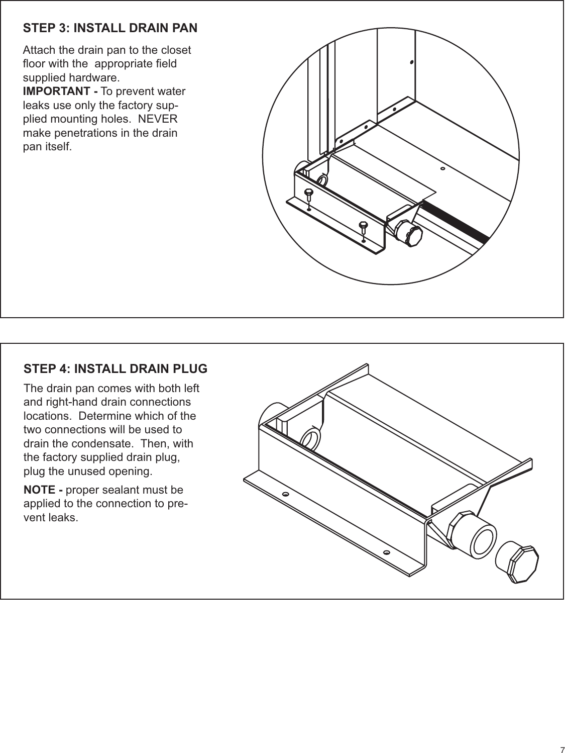 Page 7 of 8 - 92006906_VPAWP1-8_VPAWP1-14 (5-06)  54815 1507840152 Vert-I-Pak VPAWP Wall Plenum Installation Manual